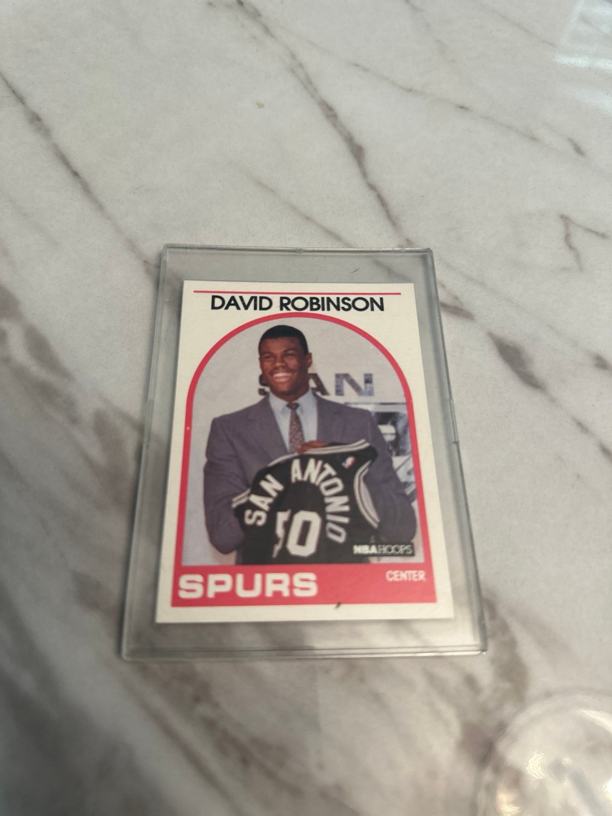 1989 Hoops #138 David Robinson Rookie Card