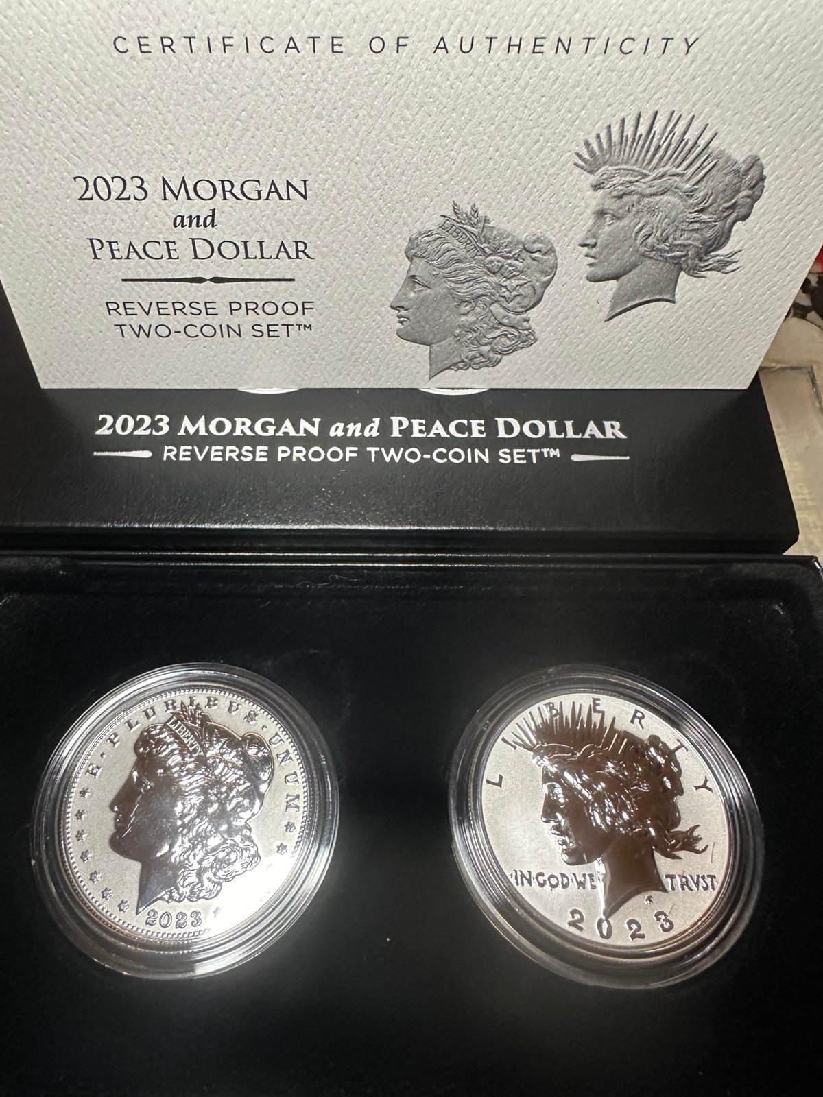 2023 Reverse Proof Morgan & Peace