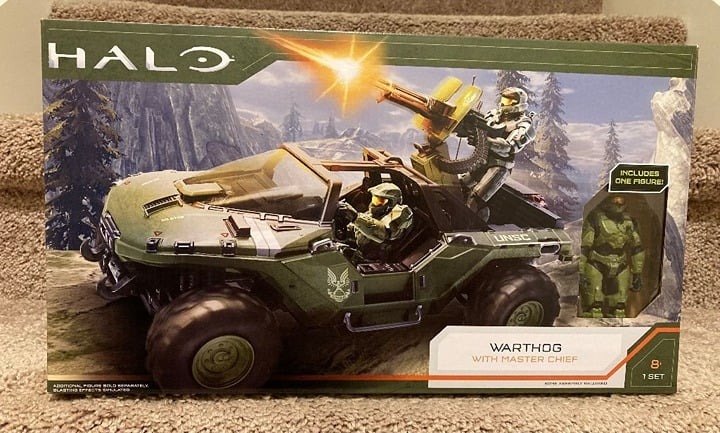 2020 Wicked Cool Toys Halo Warthog Vehicle with Master Playset