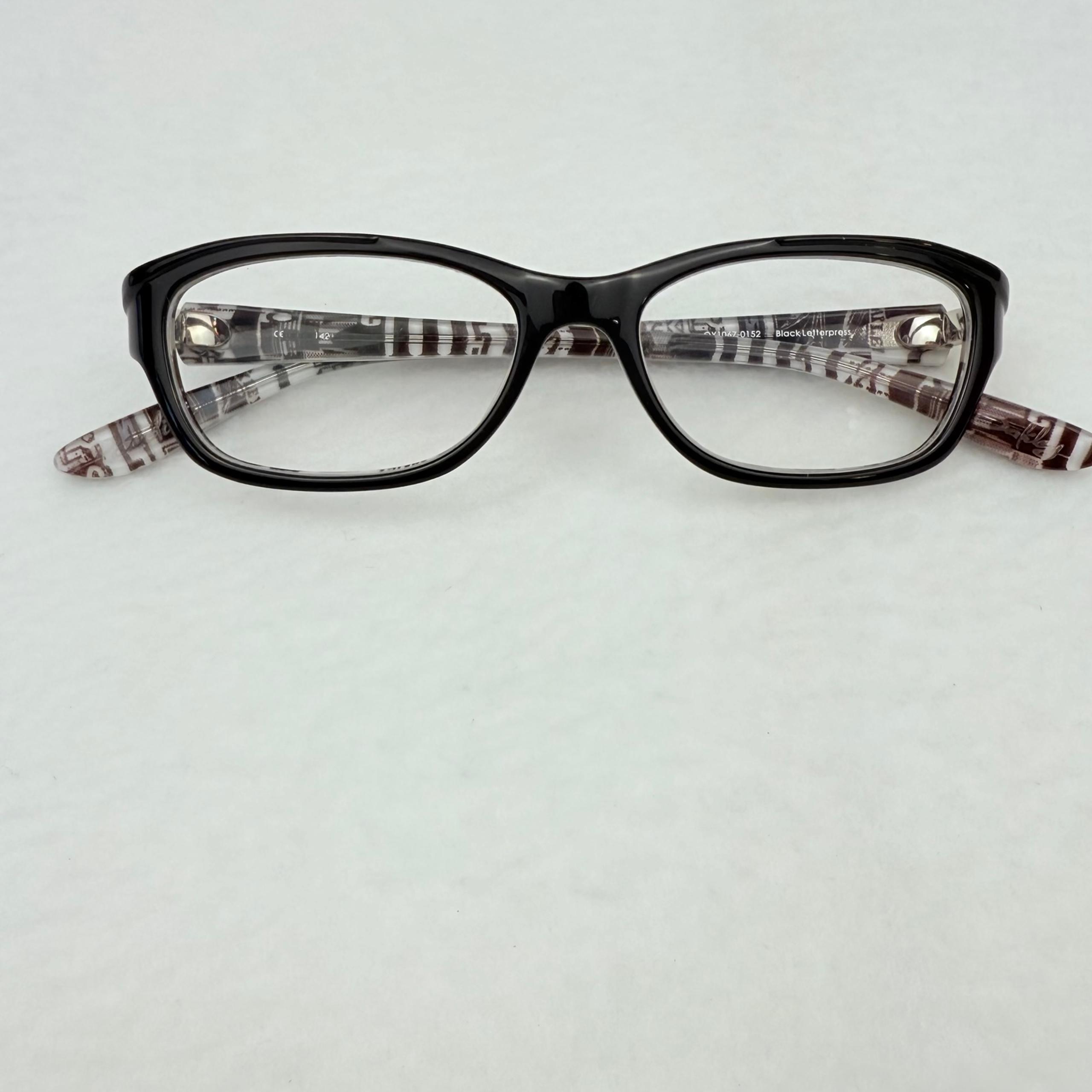 Oakley Paceline OX1067-0152 Women's 142 Black Letterpress Eyeglasses Frame Only