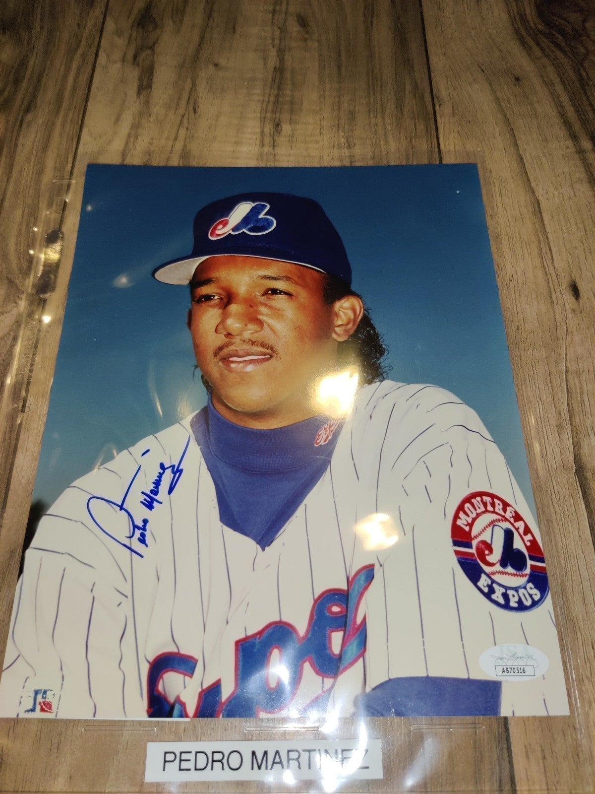 Pedro Martinez MLB 1994 Signed Photograph 10x8 With JSA Certification