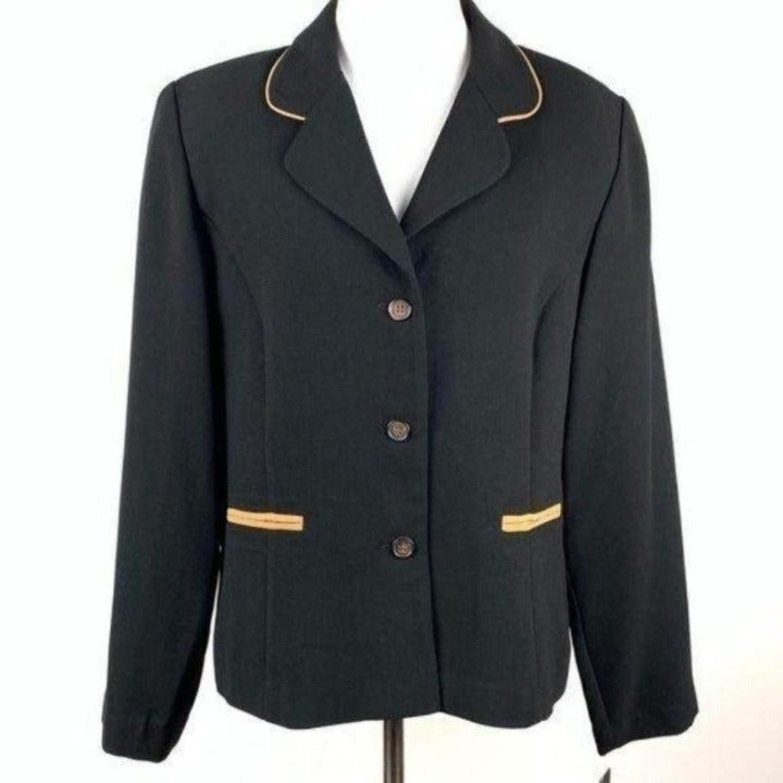 New Studio I womens blazer sz 12 black