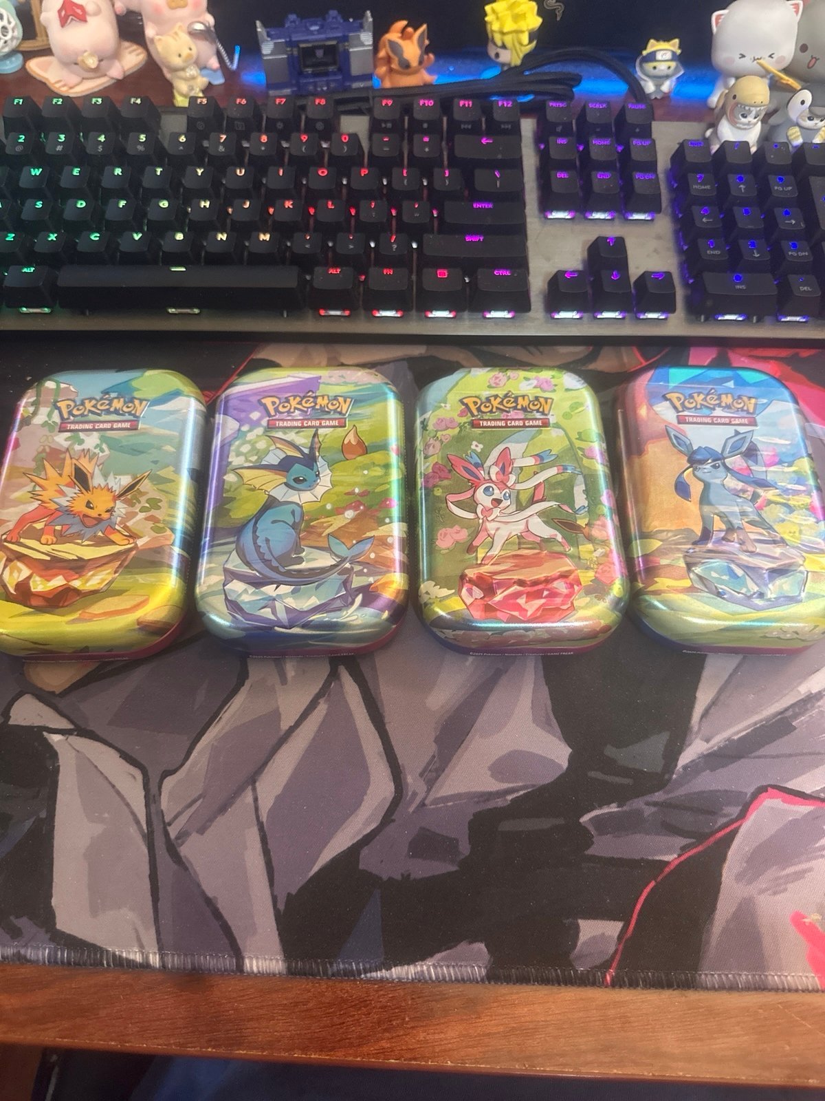 Sealed Pokemon Prismatic Evolutions Mini Tin LOT of 4