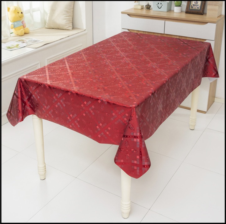 Wedding Tablecloth PVC Vinyl Tablecloth Rectangle