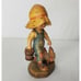 Anri Morning Chores Carving Sarah Kay Design Valentine Chickens 4 Made In Italy