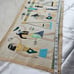 Hand Quilted Egypt Style Fine Art Hand Stitched Egyptian Banner Wall Hanging
