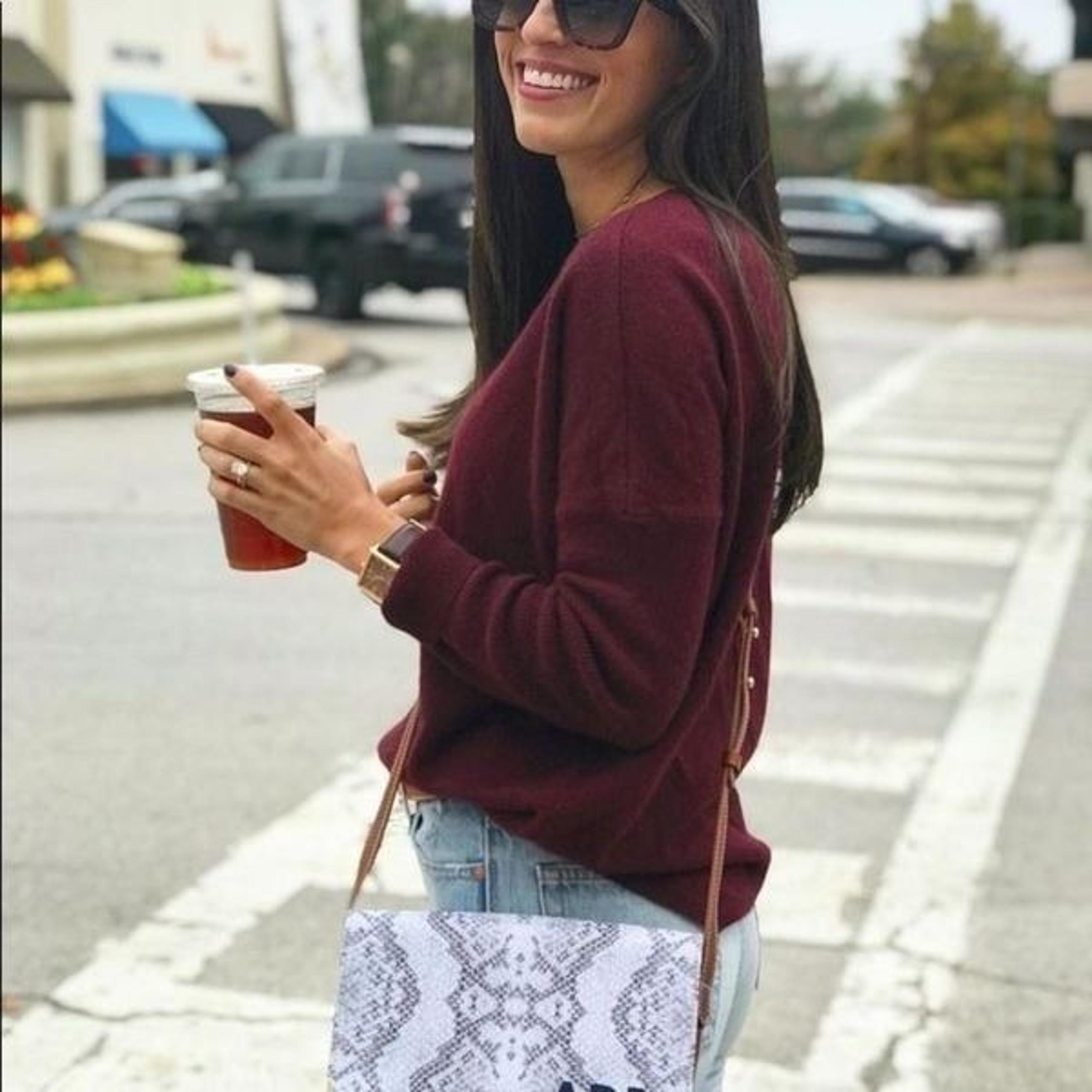Barrington Gifts Catherine Crossbody Leather Patch Edition
