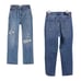 NWOT ABERCROMBIE&FITCH Ankle Straight Ultra High Rise Distressed Jeans Sz 30x10L