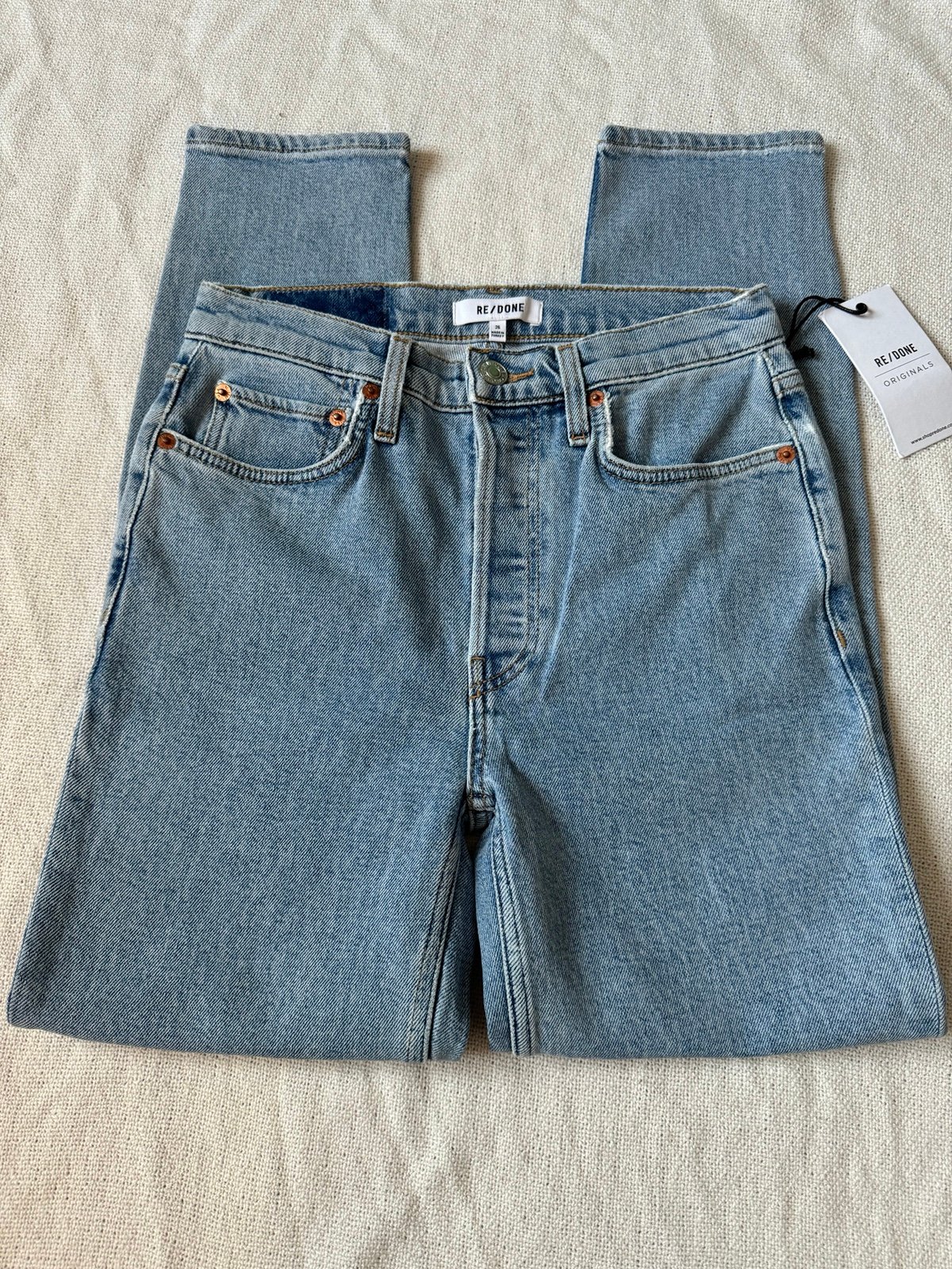 NWT Re/Done 90s High Rise Crop Jeans