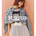 【FURFUR】Excellent Condition✨Cropped Denim Jacket, Light Blue