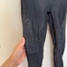 Spanx Faux-Leather Moto Leggings black small