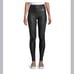 Spanx Faux-Leather Moto Leggings black small