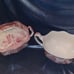 Vintage Johnson Brothers sugar and creamer set Old Britain Castles