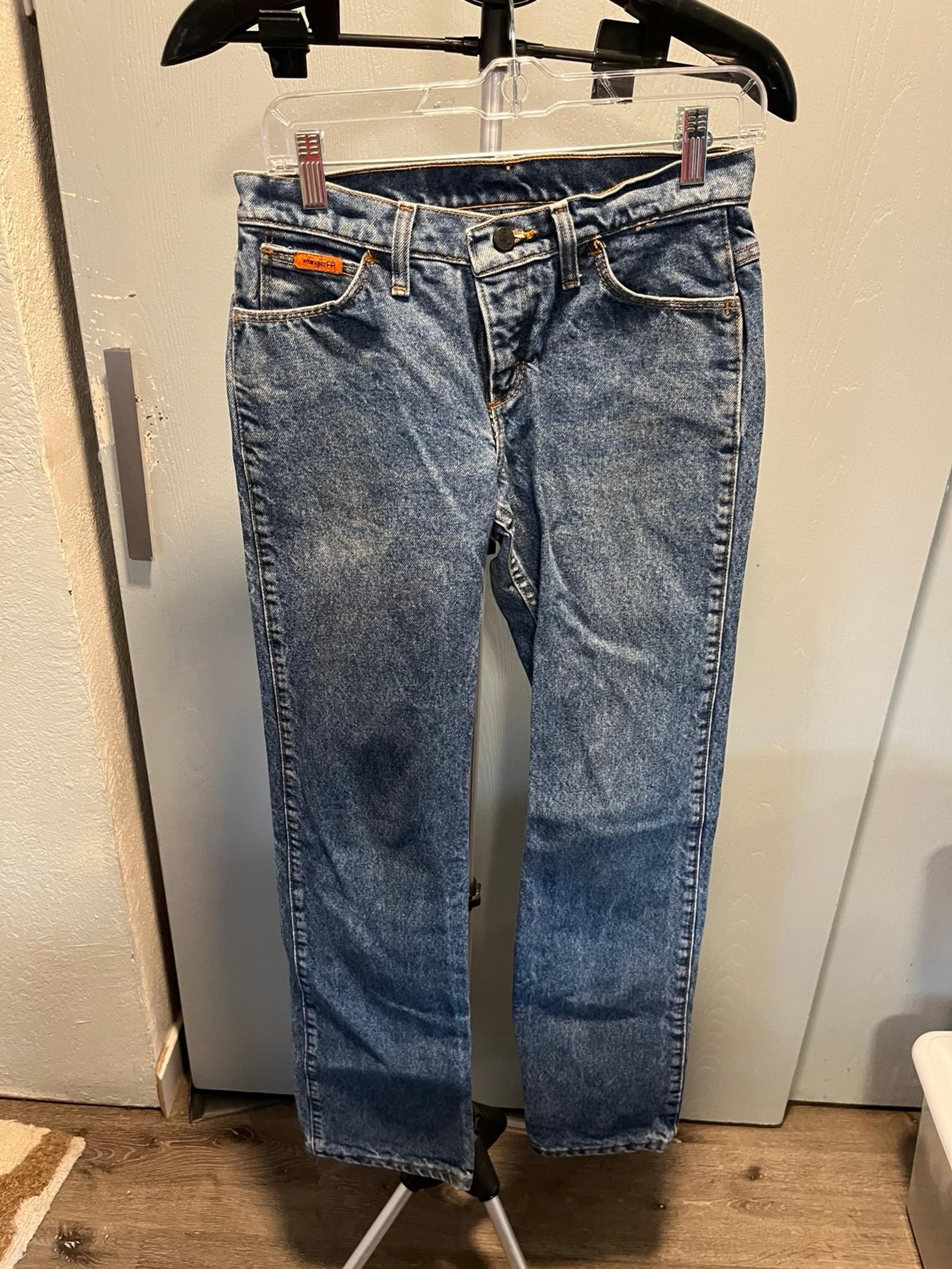 Wrangler FR Riggs Workwear Jeans women’s 3/4x34 straight leg HRC2