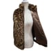 J.Crew Women's Faux-Fur Leopard Vest Zip up Style G9519 Size XXS