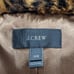 J.Crew Women's Faux-Fur Leopard Vest Zip up Style G9519 Size XXS