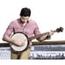 Pyle 5 String Banjo Chrome Plated Hardware Made w/Mahogany Rosewood & Maplewood