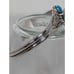 Vtge Navaho bracelet Sterling Silver BlueTurquoise signed H SpencerWrist5.5-6.75
