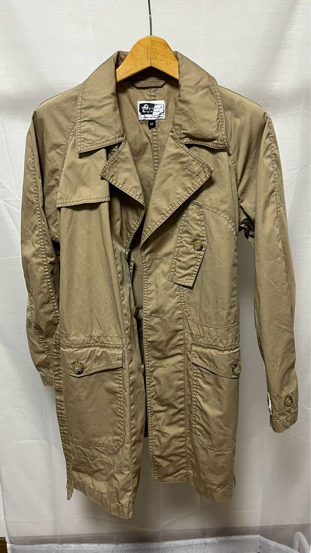 Engineered Garments Trench Coat Beige Brown M