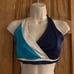 THE LINE UP Pro Cheer Dance NFL NBA NHL Blue Teal Silver Audition Costume Set M