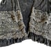 POL Open Front Sleeveless Cardigan Vest Sz S Black Lace Grunge Boho Embroidered