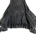 POL Open Front Sleeveless Cardigan Vest Sz S Black Lace Grunge Boho Embroidered