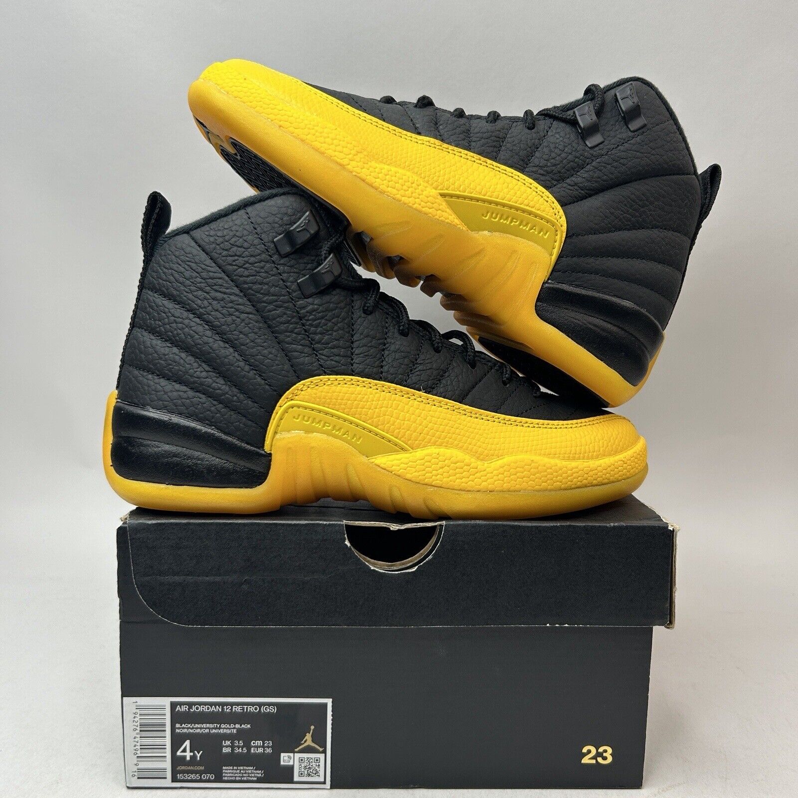Nike Shoes Air Jordan 12 Retro GS “University Gold” 2024