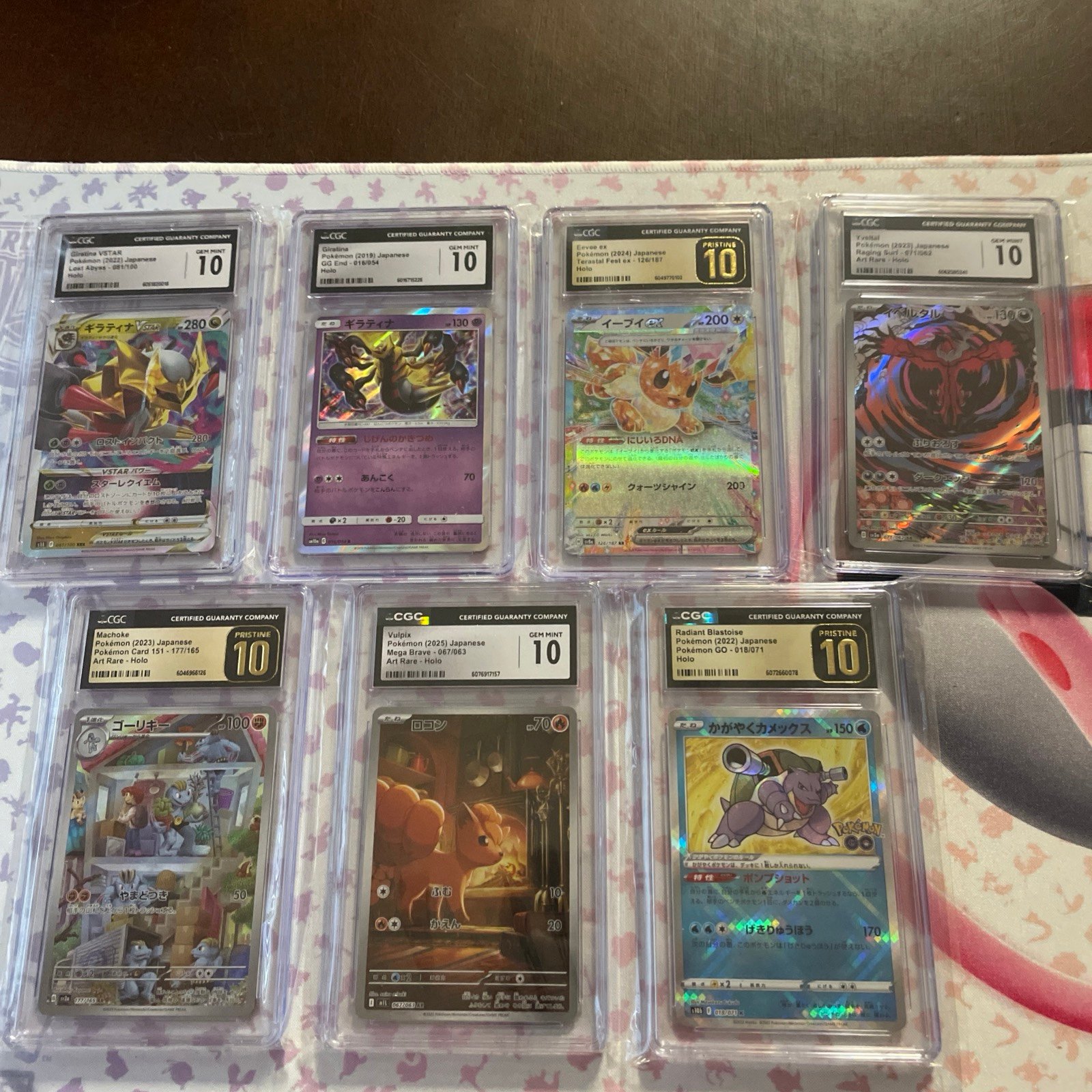 Pokemon graded card lot CGC pristine & 10 lot