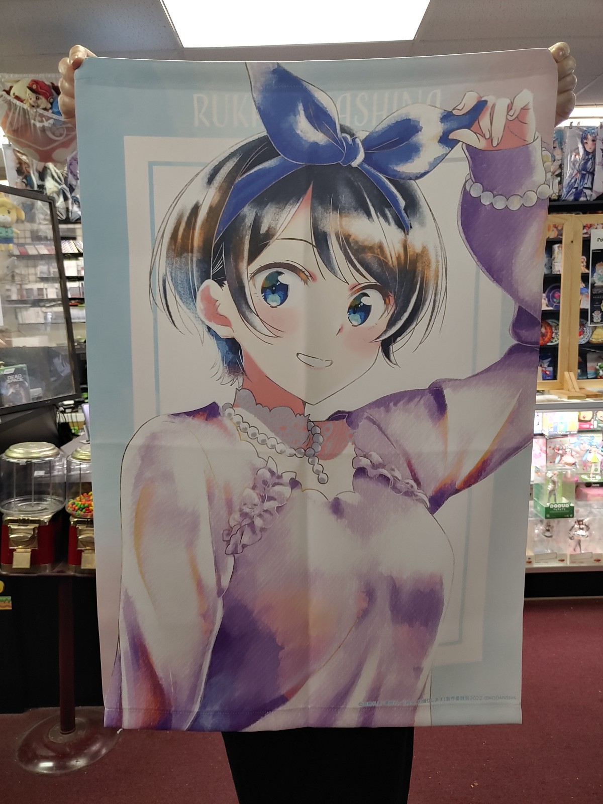 Rent a girlfriend Ruka Sarashina Ani-art aqua B2 fabric Wall scroll