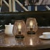 NEW Metal Cage LED Lantern Battery Powered Cordless Accent Light Set of 2