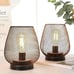 NEW Metal Cage LED Lantern Battery Powered Cordless Accent Light Set of 2
