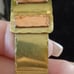 Vtg.Rare brass & Copper hammered edge cuff bracelet