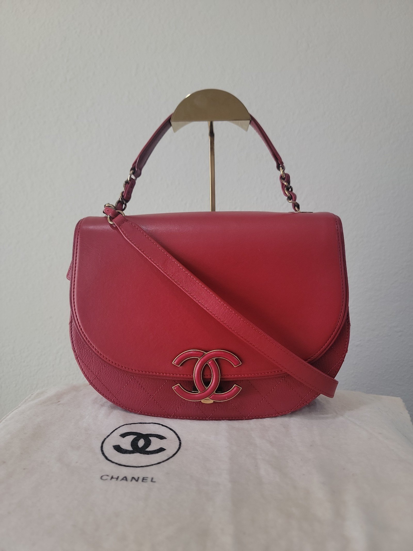 CHANEL Metalasse Coco Curve 2017 chain two-way bag small