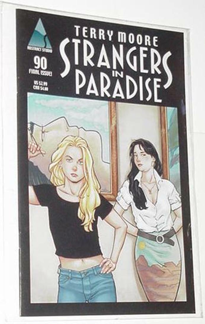Strangers In Paradise 90d Fran and Katchoo Cvr NM 1st print Terry Moore Movie S