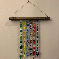 Glass bead sun catcher