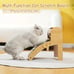 Large Durable Vertical Cat Scratcher With Ball Toys, Wear-resistant Corrugated