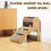 Large Durable Vertical Cat Scratcher With Ball Toys, Wear-resistant Corrugated