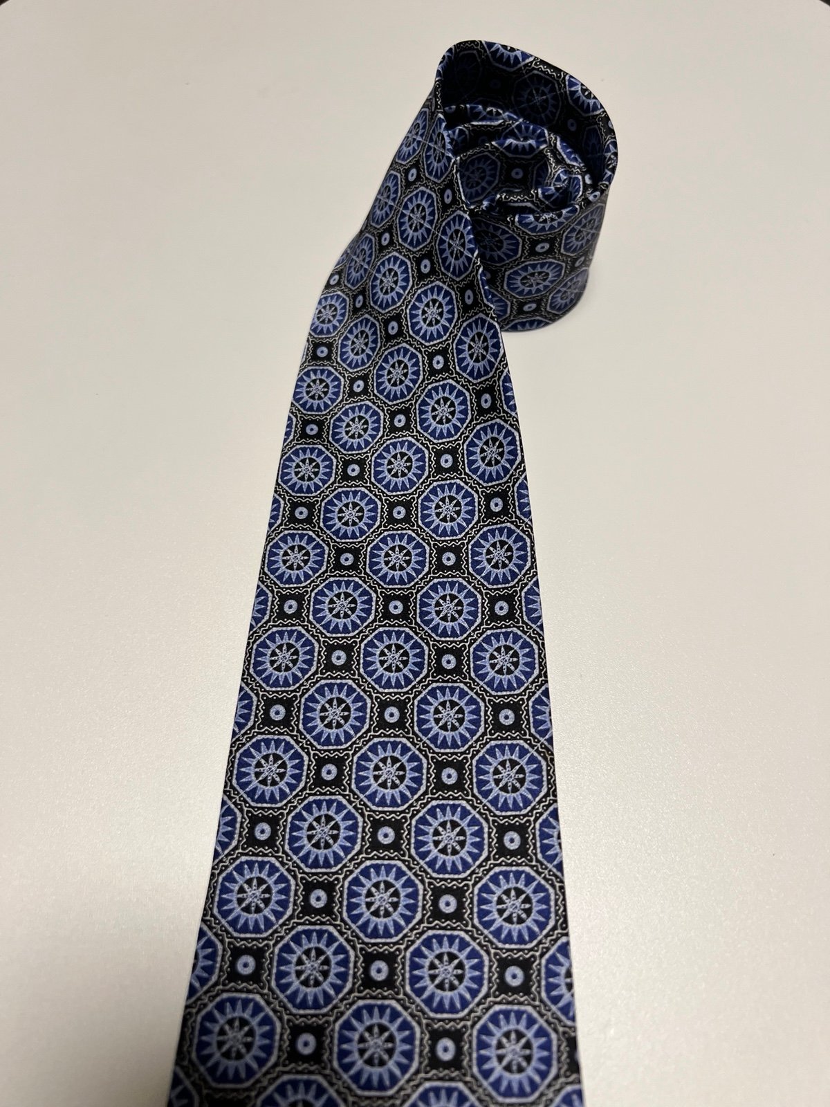 Stefano Ricci Luxury Pure Silk Geometric Tie Made in Italy