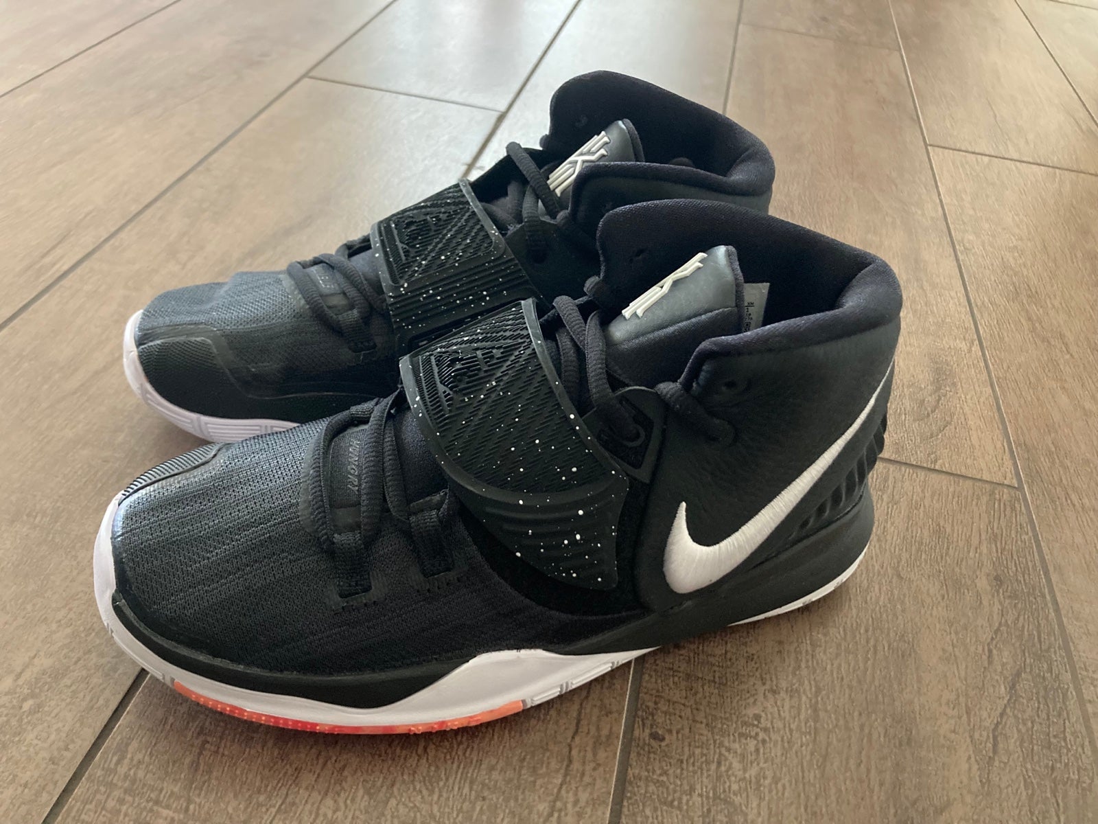 Nike Kyrie 6 VI Jet Black White Basketball Shoes BQ5599 001 Youth 6.5Y Boys 4