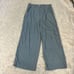 Madewell Womens The Neale Drapeweave Straight Leg Trouser Pant Size 14 Teal Blue