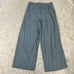 Madewell Womens The Neale Drapeweave Straight Leg Trouser Pant Size 14 Teal Blue