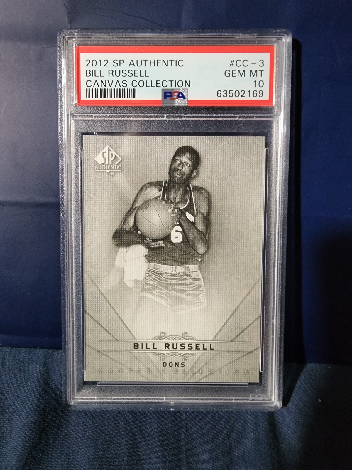 Bill Russell psa 10 sp authentic celtics