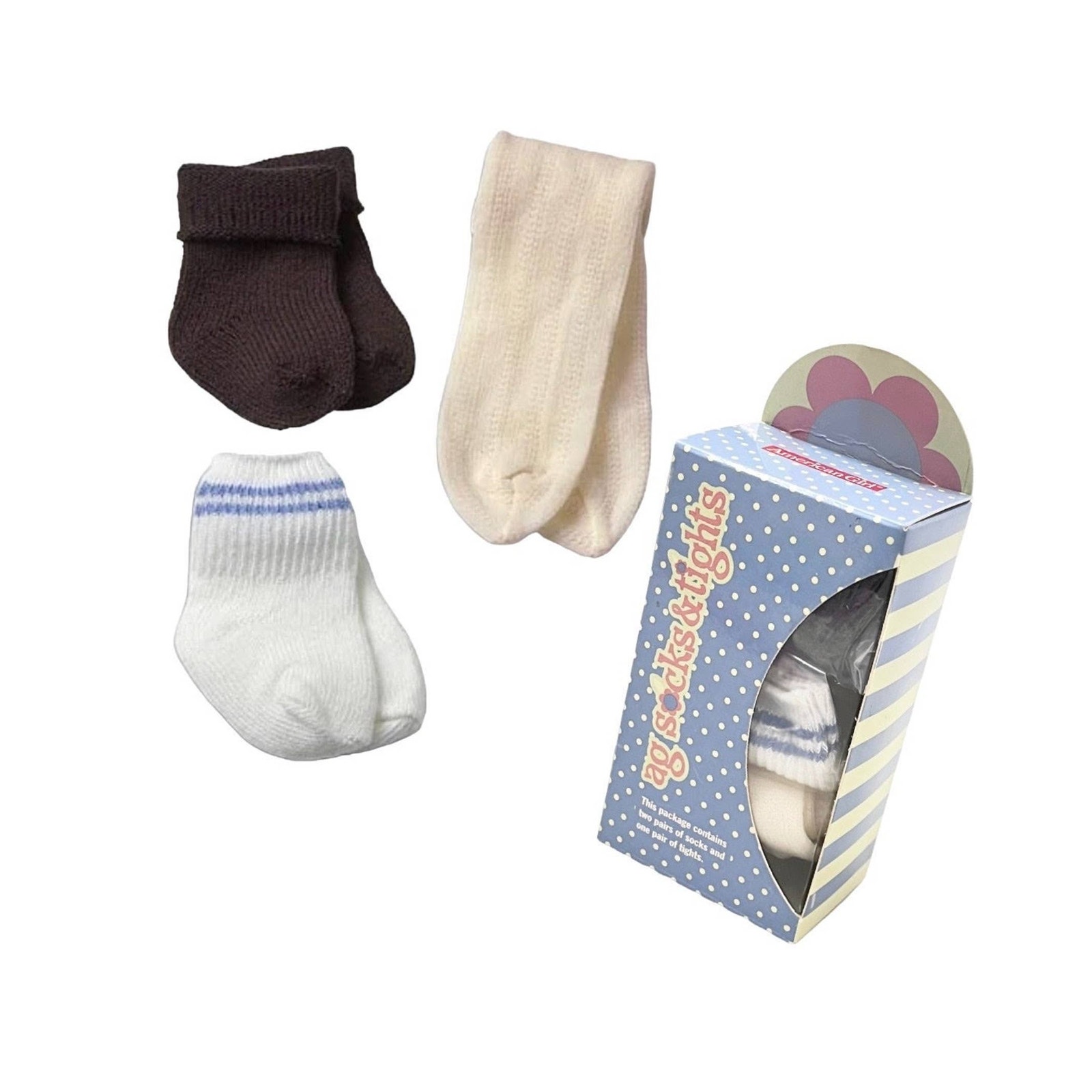 New American Girl Today TIGHTS & SOCKS SET I Athletic & Dress 3 Pair In BOX