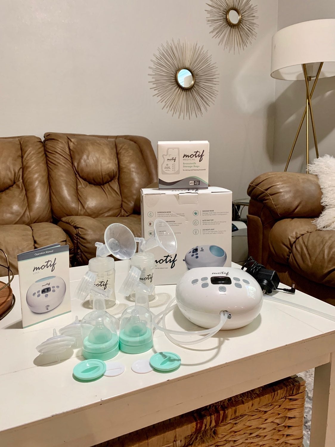 Motif Luna double electric breast pump