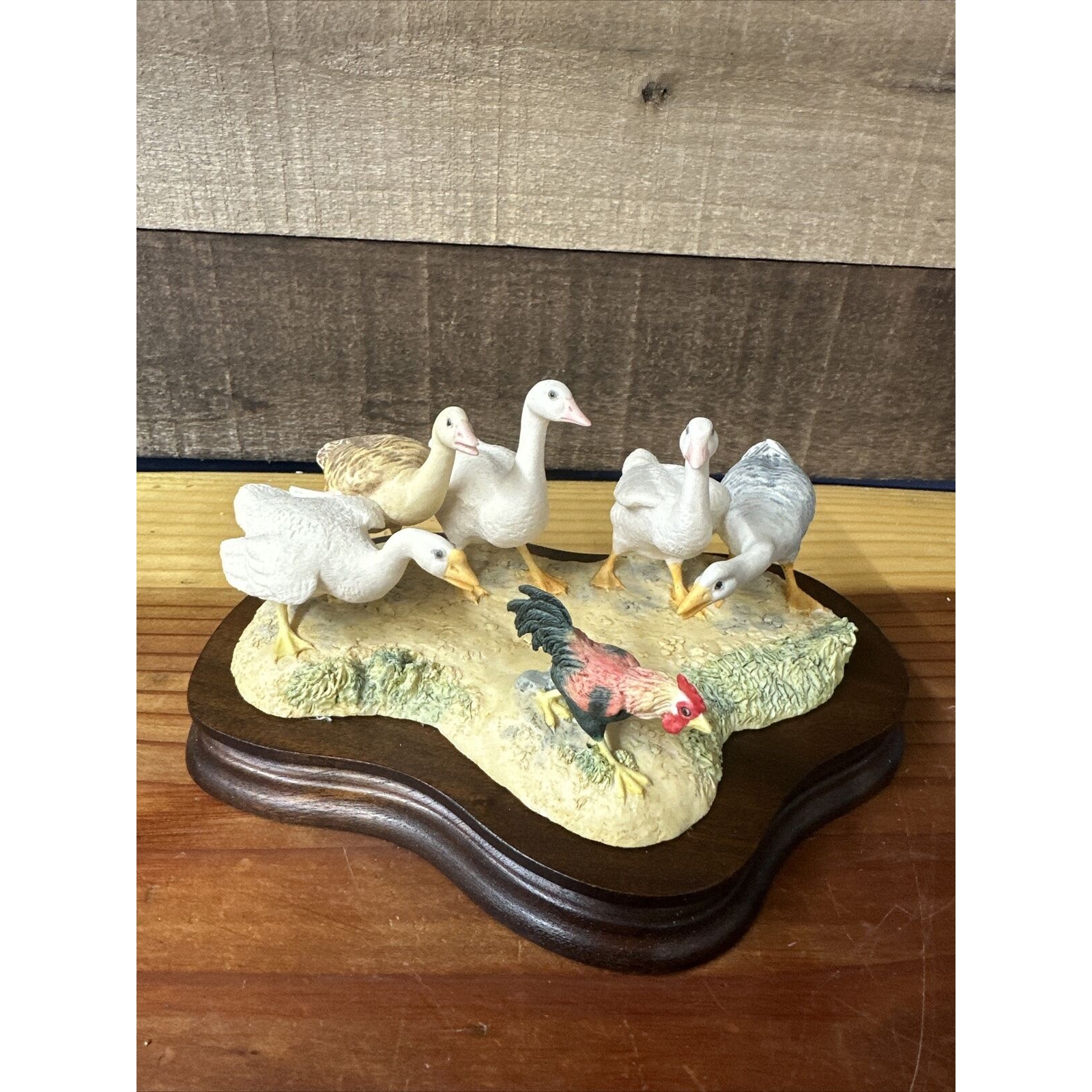 RARE Lowell Davis When Three Foot's A Mile Geese Rooster Limited Ed Signed