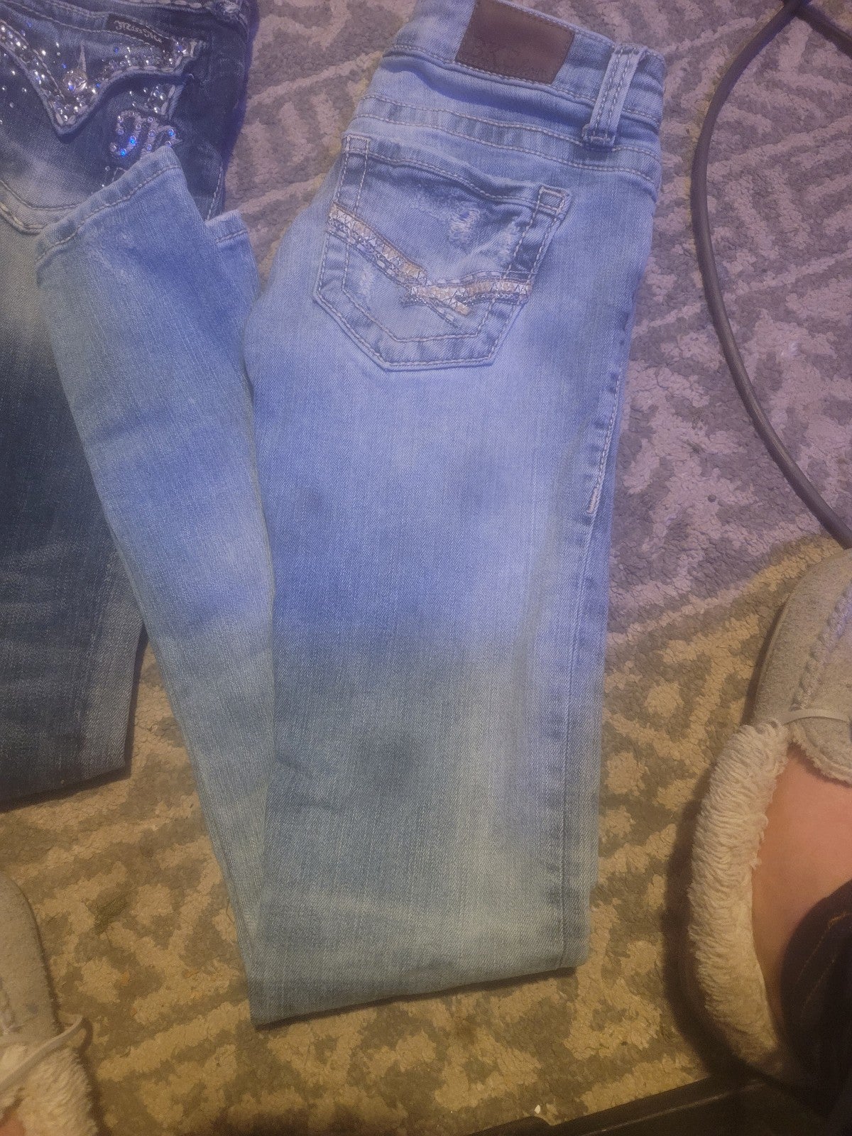All size 23 miss me and rocks