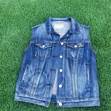 NWT Rag and Bone Demin Jacket Vest Size Small