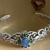 Carolyn Pollack kyanite and period bracelet t cuff
