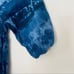 Zara girls blue smocked tie dye button front dress size 13/14 NWT