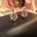 New! Solid 10K Gold Diamond Stud Earrings Perfect Everyday Earrings 10k Gold